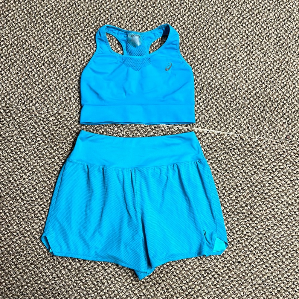 ASIC Sport Bra and Short Set